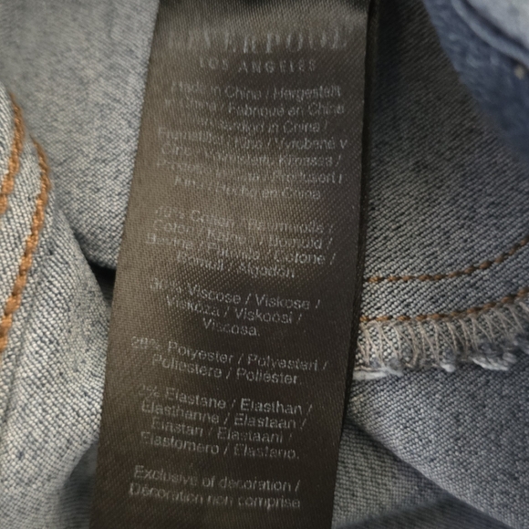 Liverpool Jeans Company Dark Blue Ankle Jeans - Picture 7 of 8